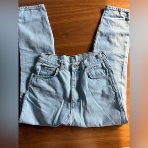 Light Blue Denim Mom Jeans